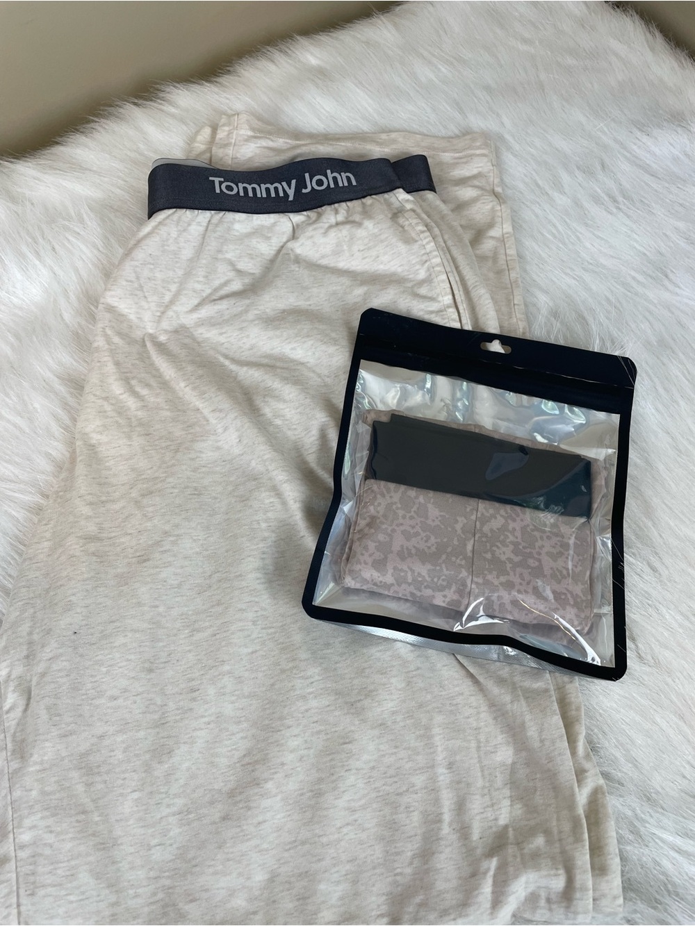 Tommy John second skin sleep pants and fabletics boxer briefs large